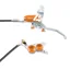 Hope Tech 4 V4 Disc Brakes - Silver/ Orange