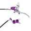 Hope Tech 4 V4 Disc Brakes - Silver/Purple