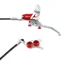 Hope Tech 4 E4 Disc Brakes - Silver/ Red