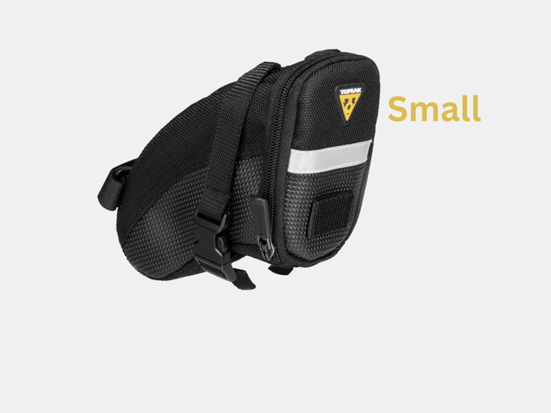 Topeak Aero Wedge Strap Fitting Saddle Bag - Black-2