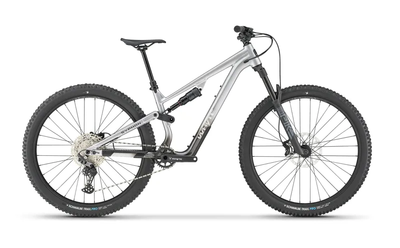 Whyte Syphon S V1 Full Suspension MTB - Gloss Raw silver