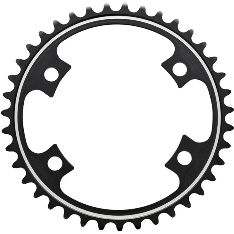 Shimnao FC-9000 Dura Ace Chainring - Silver / Black