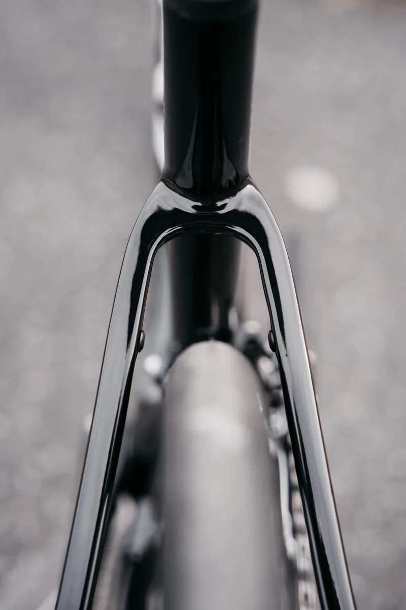 Ridley Yungstr GRX400 2x10 Kids Road Bike - Gloss Black/ Silver/ Red-5