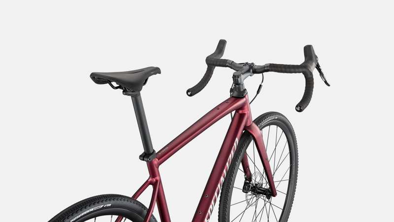 Specialized Diverge Comp E5 - Satin Maroon/Light Silver/Chrome/Clean-4