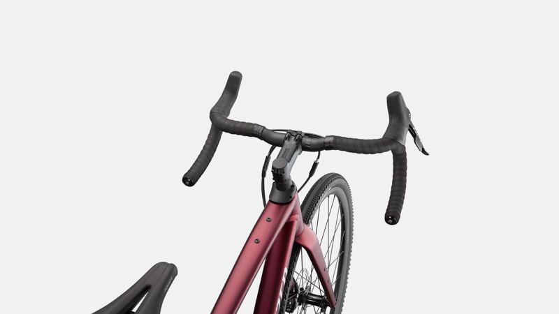 Specialized Diverge Comp E5 - Satin Maroon/Light Silver/Chrome/Clean-3