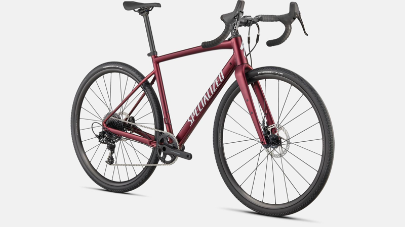 Specialized Diverge Comp E5 - Satin Maroon/Light Silver/Chrome/Clean-6