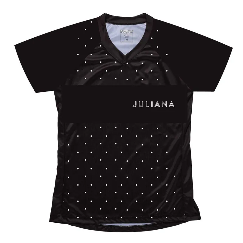 Juliana Dot Trail Jersey - Black