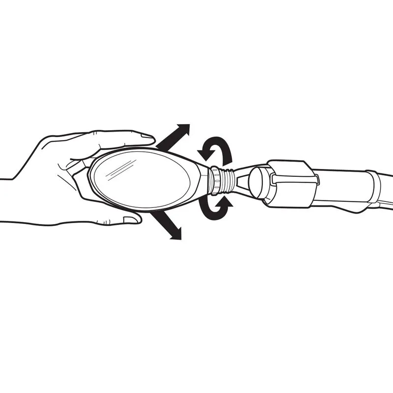 Blackburn Mountain Mirror - Handlebar Mounted Rear View Cycle Mirror-3
