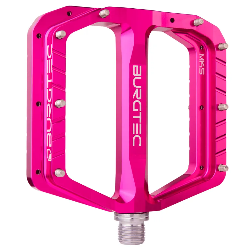 Burgtec Penthouse Mk5 Platform Pedals - Toxic Barbie Pink