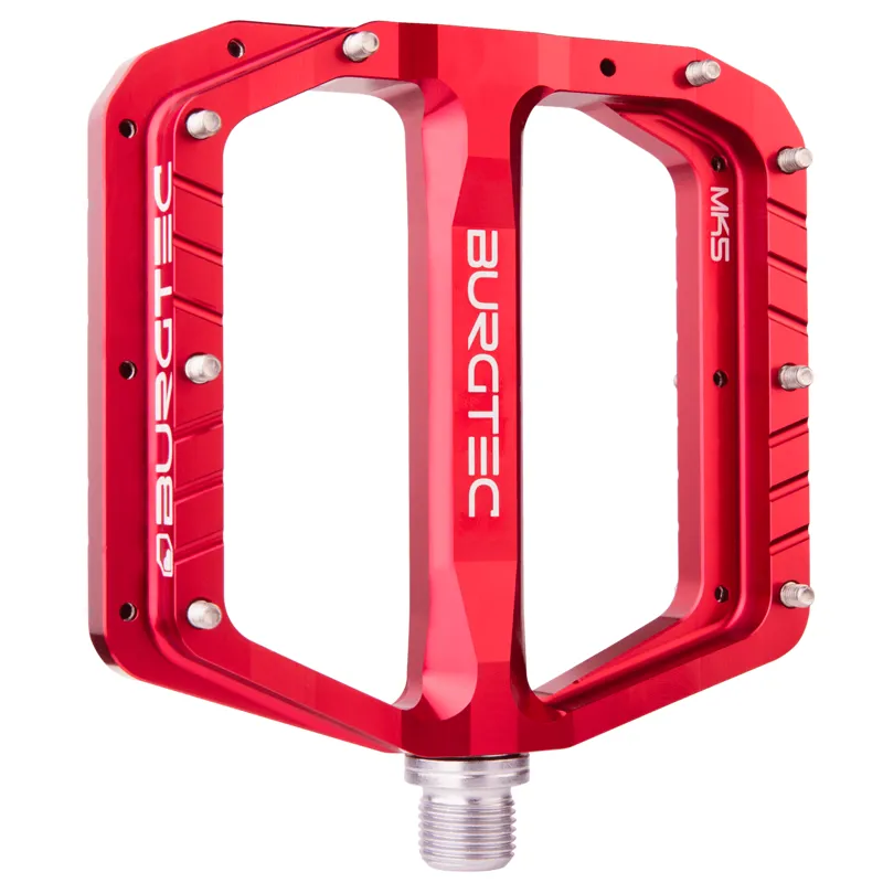 Burgtec Penthouse MK5 Platform Pedals - Race Red