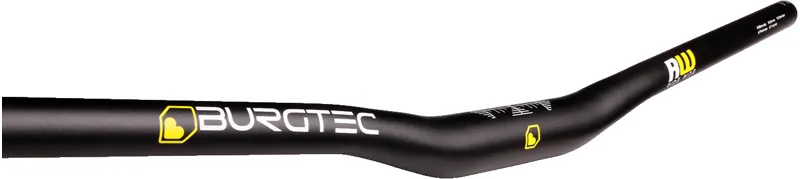 Burgtec Ride Wide Alloy Enduro 31.8mm Clamp Handlebars  - Black-1