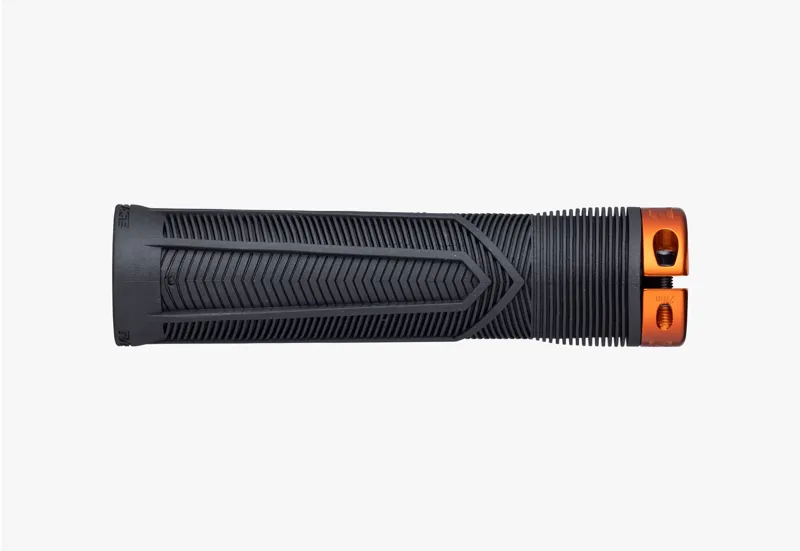 Race Face Chester Handlebar Grips - Black/ Orange-2