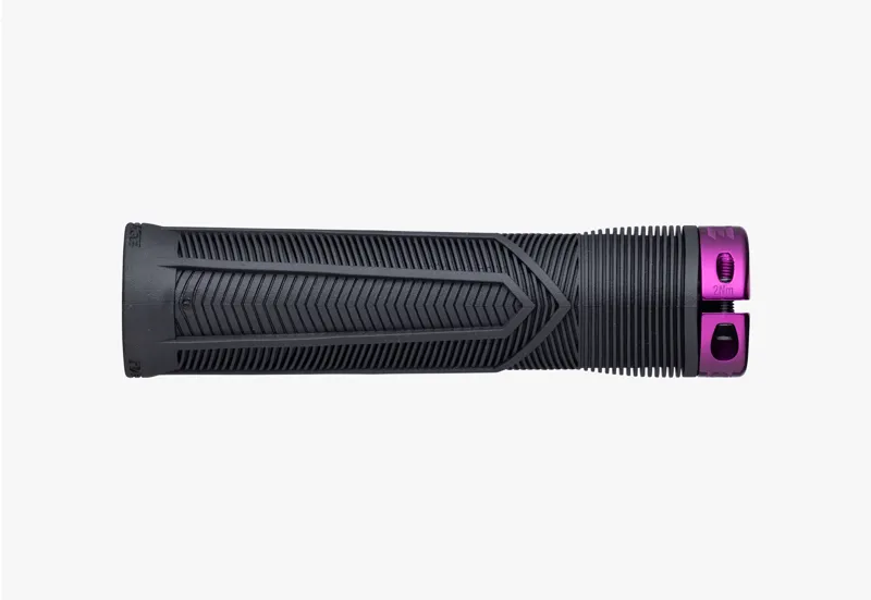 Race Face Chester Handlebar Grips - Black/ Purple-2