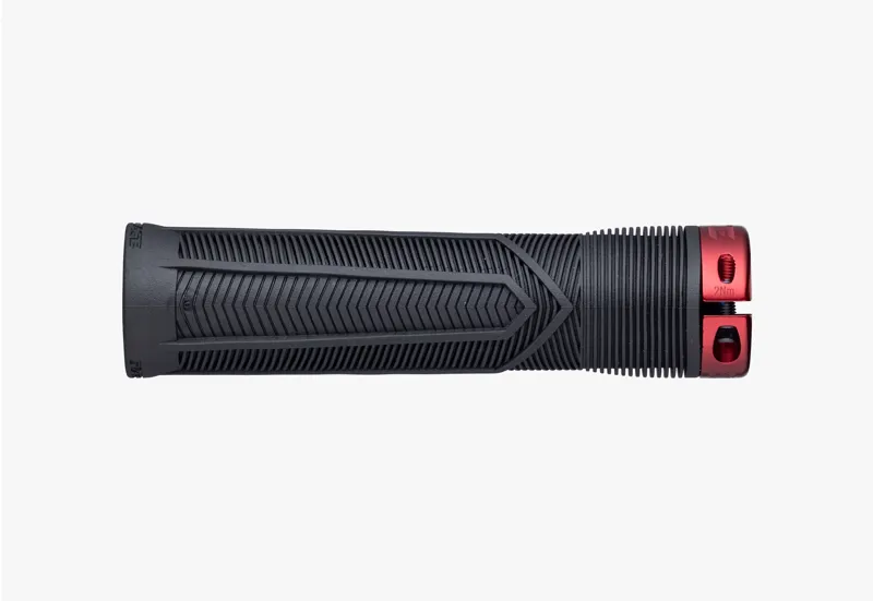 Race Face Chester Handlebar Grips - Black/ Red -2