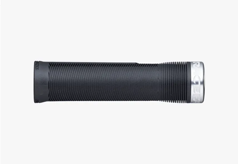 Race Face Chester Handlebar Grips - Black/ Silver