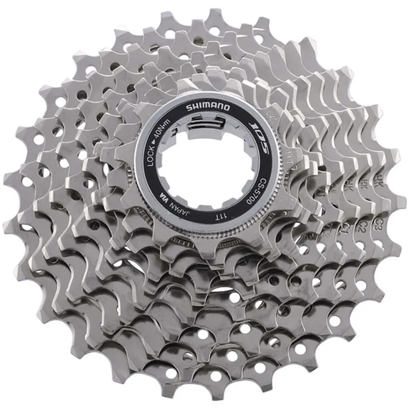 Shimano 105 CS-5700 Cassette 10 Speed - Silver