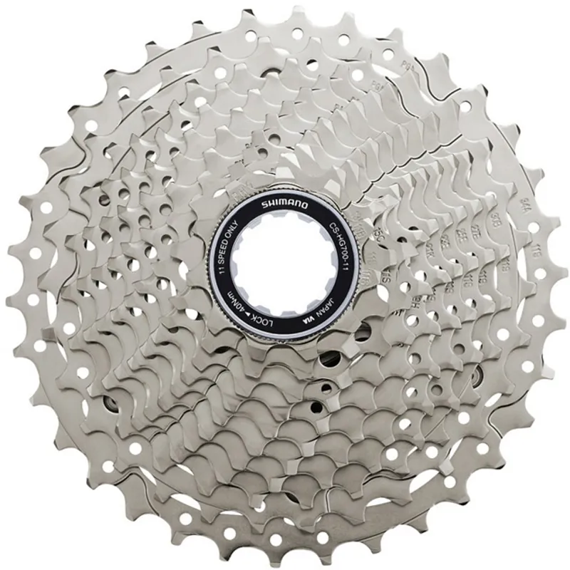 Shimano HG700 Cassette 11 Speed - 11-34 Teeth - Silver