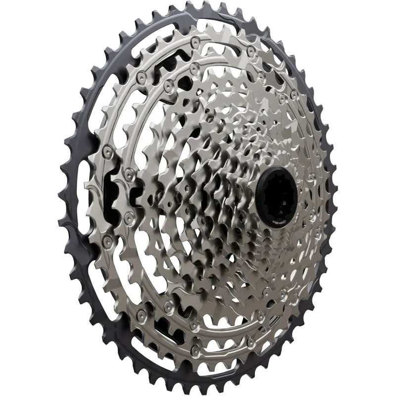 Shimano M7200 Deore 12 Speed 10-51 Teeth Microspline Cassette - Silver/ Black-1