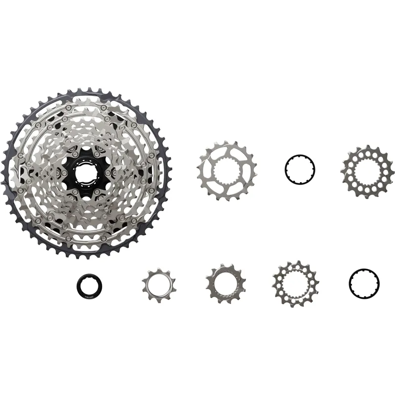 Shimano M7200 Deore 12 Speed 10-51 Teeth Microspline Cassette - Silver/ Black-3