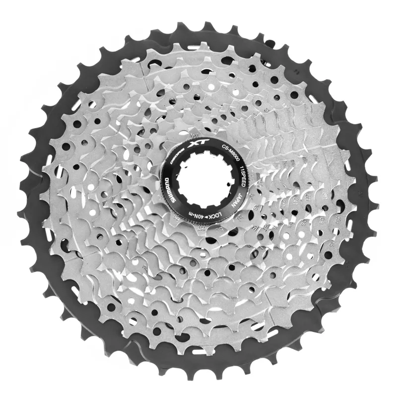 Shimano M8000 XT 11 Speed Cassettes - Silver/ Black-1