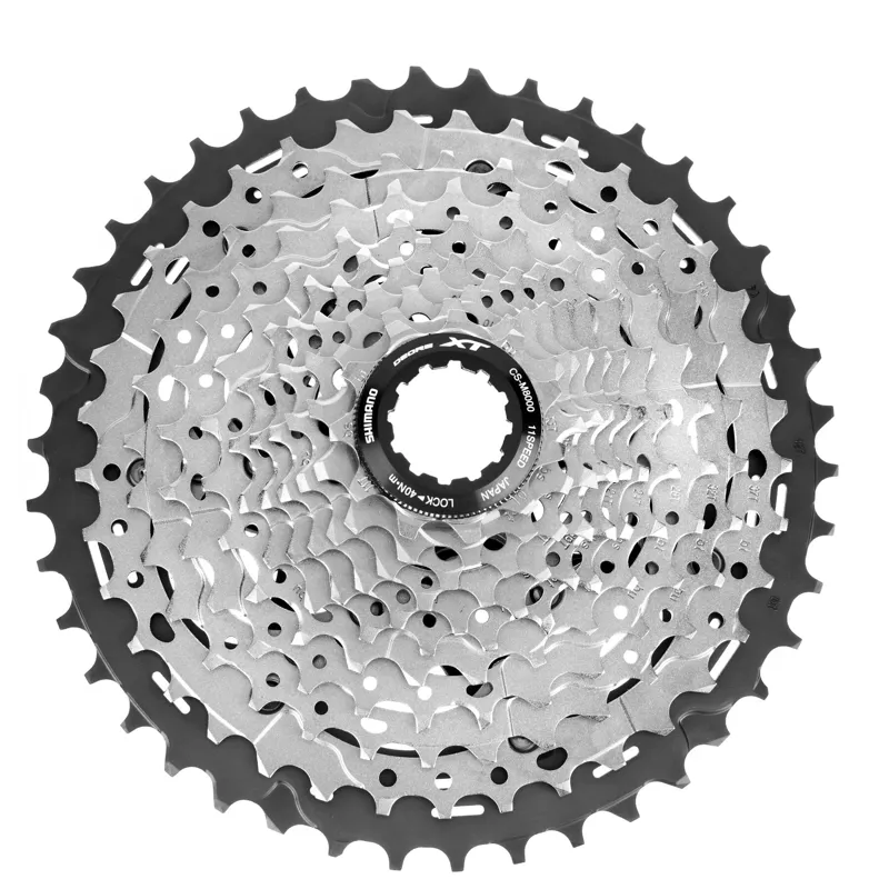Shimano M8000 XT 11 Speed Cassettes - Silver/ Black-2