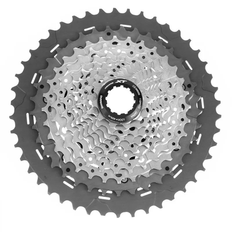 Shimano M8000 XT 11 Speed Cassettes - Silver/ Black-3