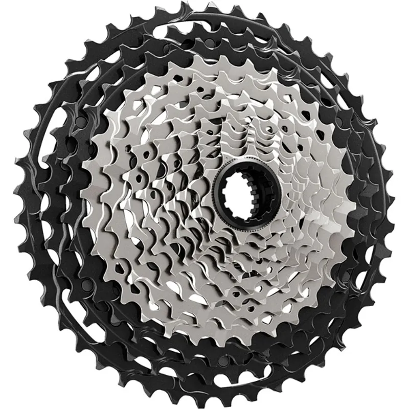 Shimano XTR M9100 12 Speed Cassette - Silver/ Black