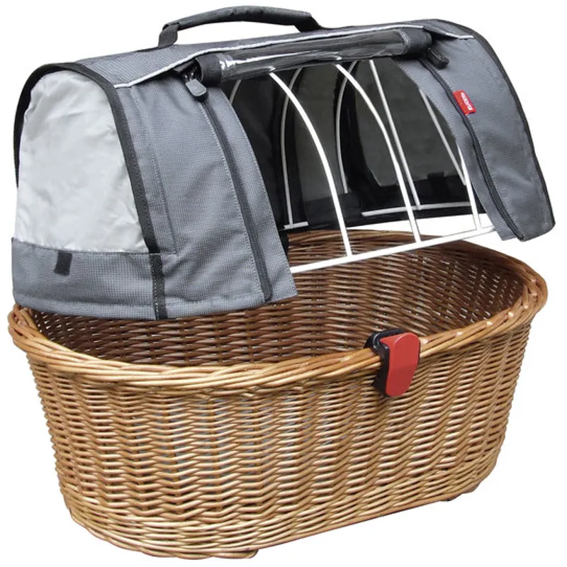 Rixen-Kaul Wicker Doggy Bag Rear Pannier Mounted Dog Basket-2