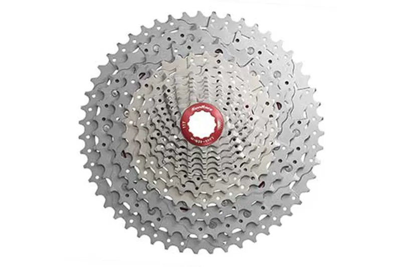 Sunrace MZ903 HG 12 Speed Cassette 11-51 Teeth - Silver/ Red