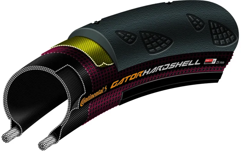 Continental Gatorskin Hard Shell Folding Tyre - Black