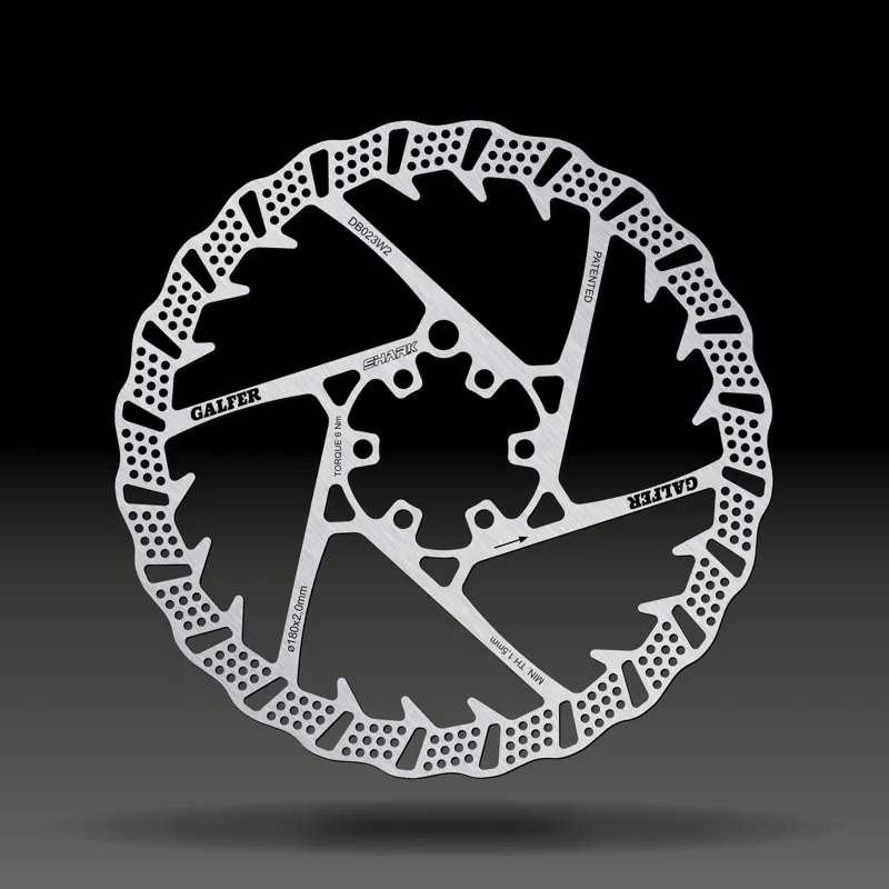 Galfer Shark 6 Bolt Disc Rotors - Silver-2