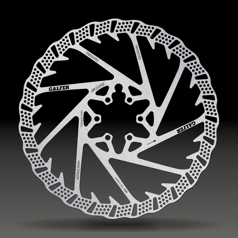 Galfer Shark 6 Bolt Disc Rotors - Silver-3