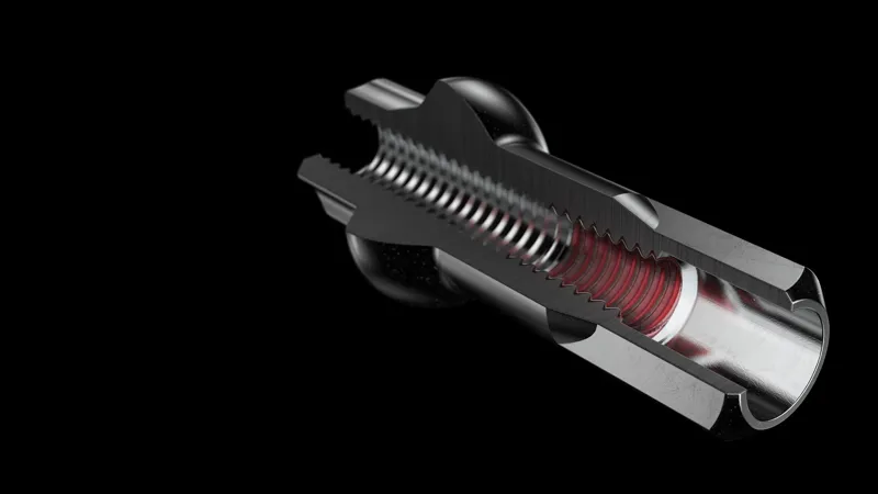 DT Swiss Pro Head Flat Hex Alloy Spoke Nipples - 2.00x13mm - Black-1