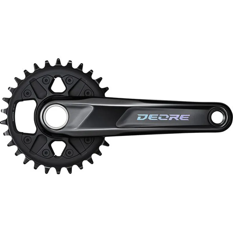 Shimano M6100 Deore 12 Speed 52mm Offset Chainset - Black