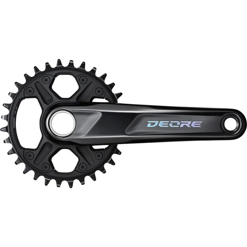 Shimano M6100 Deore 12 Speed 52mm Offset Chainset - Black-1
