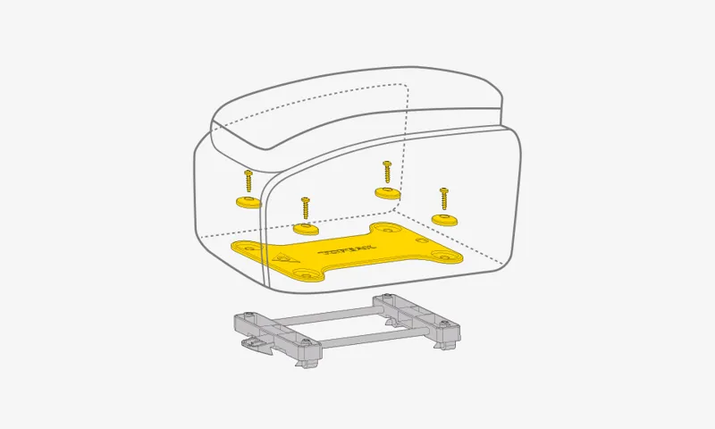 Topeak MTM Trunkbag DXP Rack Top Pannier Bag - Black-4