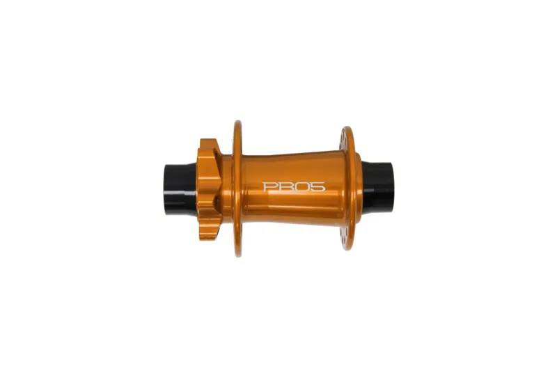 Hope Pro 5 Front Hub - 6 Bolt 32 Hole 100mm - Orange-2