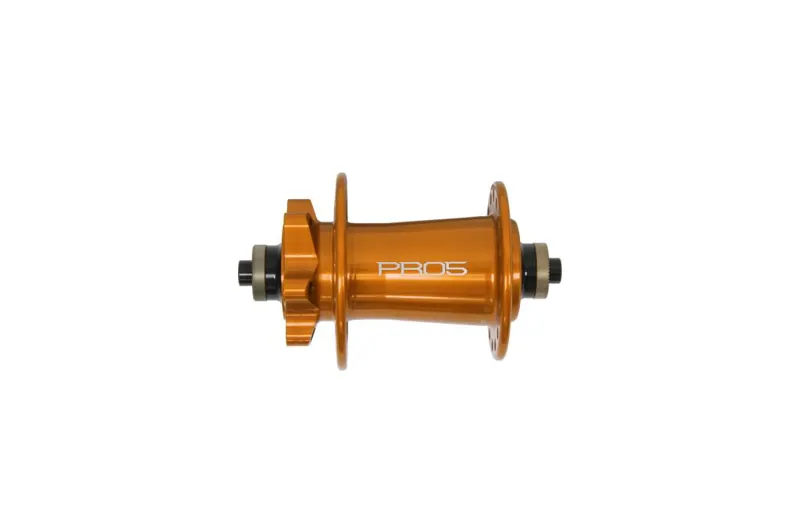 Hope Pro 5 Front Hub - 6 Bolt 32 Hole 100mm - Orange-3