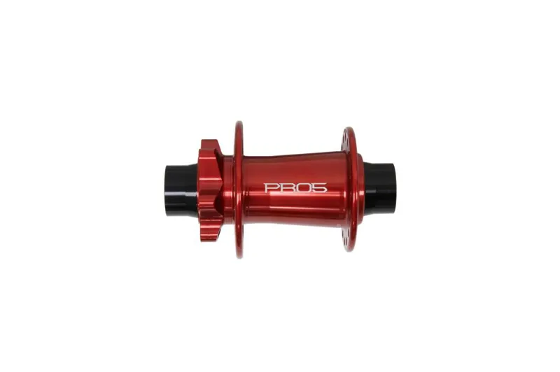 Hope Pro 5 Front Hub - 6 Bolt 32 Hole 100mm - Red-2