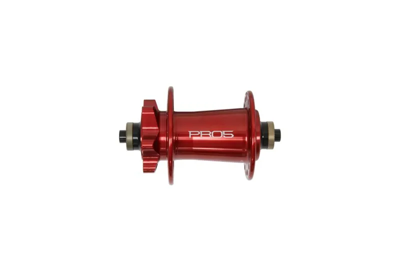 Hope Pro 5 Front Hub - 6 Bolt 32 Hole 100mm - Red-3