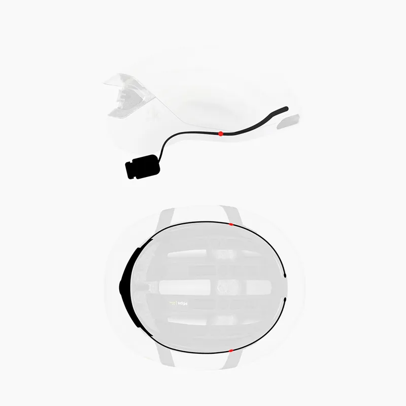 Fizik Kudo Aero Road Bike Helmet - White-6