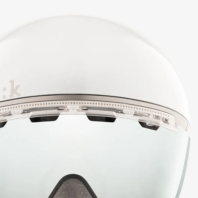 Fizik Kunee Aero Time Trial/ Triathlon Road Bike Helmet -  White-6