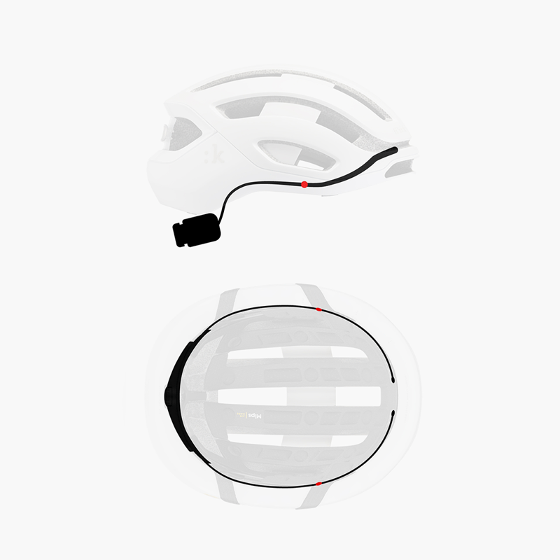 Fizik Kudo Road Bike Helmet - Black-6