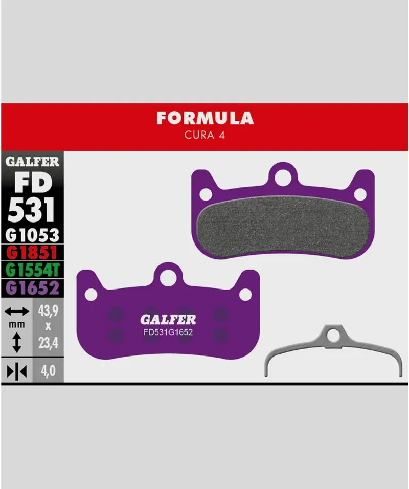 Galfer E-Bike Disc Brake Pads - Purple-3