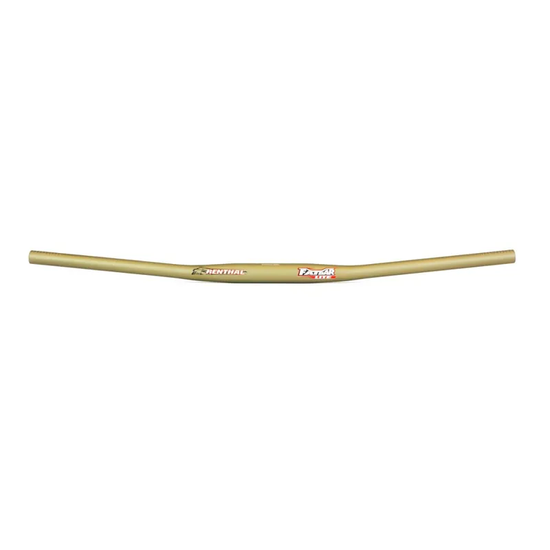 Renthal Fatbar Lite Zero Rise Alloy Handlebars - Gold