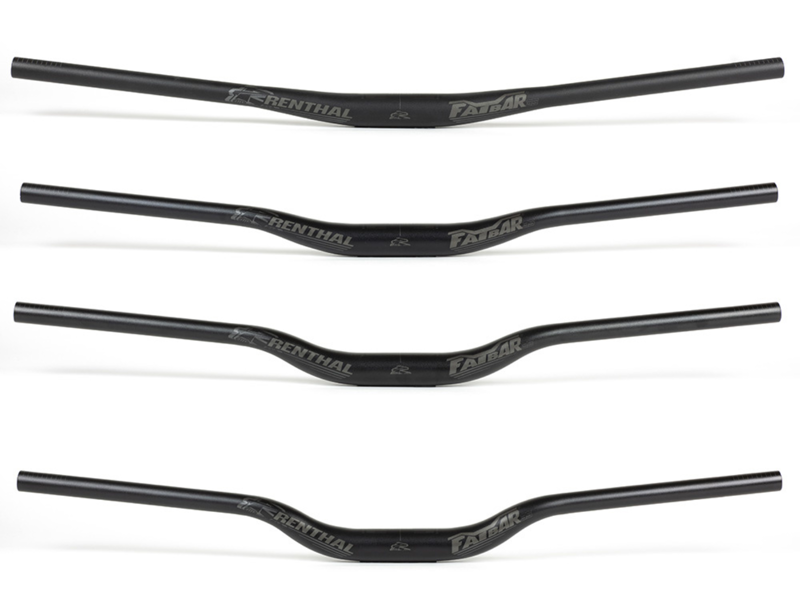 Renthal FatBar 35 V3 Standard Riser Handlebars - Black