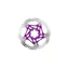 Hope Floating Rotor 6 Bolt - Purple