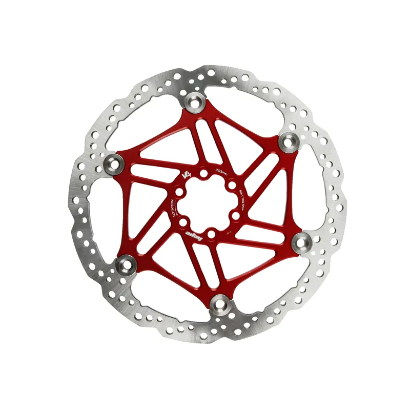 Hope V4 Vented 6 Bolt Floating Rotor - Red