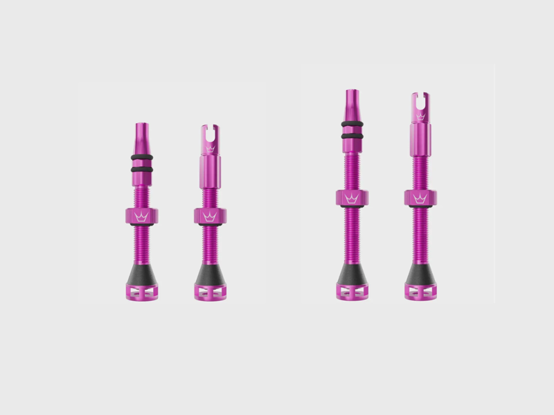 Peaty's Holeshot Fast Flow Tubeless Valves - Punch Pink