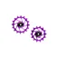 Hope 16/14T Jockey Wheels For SRAM Eagle T-Type - Pair - Purple